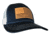 Outdoor Cap Navy/White Trucker w/USA Flag Leather Patch, USA-771 NW