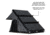Overland Vehicle Systems Mamba 3 Clamshell Aluminum Roof Top Tent -Black Shell &amp; Grey Body, Black/Grey, 18099901