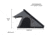 Overland Vehicle Systems Mamba 3 Clamshell Aluminum Roof Top Tent -Black Shell &amp; Grey Body, Black/Grey, 18099901
