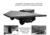 Overland Vehicle Systems Nomadic 180 Awning w/ Bracket Kit and Extended Poles For Mid to High Roof Line Vans, Dark Gray, 19609908