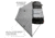 USED Overland Vehicle Systems Nomadic 180 Awning w/ Bracket Kit and Extended Poles For Mid to High Roof Line Vans, Dark Gray, 19609908, EDEMO1