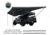 Overland Vehicle Systems Nomadic Awning Tent 180 Degree 88 SF of Shelter With Zip In Wall, Dark Gray, 19619907