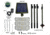 Overland Vehicle Systems Wild Land Camping Gear - Encounter Light With 3 Removeable Pods, Green, 15059901