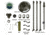 Overland Vehicle Systems Wild Land Camping Gear, UFO Solar Light, Light Pods, Speaker, 15049901