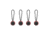 Peak Design Anchor 4 Pack, Black, 4PK-AN-4
