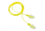 PELTOR Sport Tri-Flange Corded Reusable Earplugs Neon Yellow 3 pair/pk, 97317-7DC