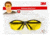 Peltor Tekk Protection Sports-Inspired Safety Eyewear,Semi-rimless Design,Black Frame,Yellow Lens,Case of 6 90966-80025T