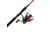 Penn Fishing Fierce IV Combo, 6.2/1, Right/Left, 4000, 7ft. Rod Length, Medium Power, Extra Fast Action, 2 Pieces Rod, Black/Red, FRCIV4000702M