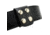 Perfect Fit 1.75in Double Belt Keeper, Plain, Chrome Snap, Black, 204-CH