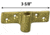 Perko Rowlock Sockets Side Mount 3 5/8, 0832DP0PLB