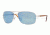 Persol PO2407S Sunglasses 101756-6200 - Pale Gold Frame, Crystal Blue Lenses