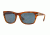 Persol PO3072S Sunglasses 960/56-54 - Striped Brown Frame, Blue Lenses
