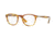 Persol PO3143V Eyeglass Frames 1050-47 - Striped Brown Yellow Frame