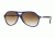 Persol PO3194S Sunglasses 107451-59 - Blue Frame, Clear Gradient Brown Lenses