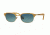Persol PO8139S Sunglasses 1046S3-52 - Light Horn Frame, Light Blue Gradient Dark Blue Lenses