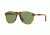 Persol PO9649S Sunglasses 10524E-55 - Madreterra Frame, Green Lenses