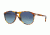 Persol PO9649S Sunglasses 1052S3-52 - Madreterra Frame, Blue Gradient Dark Blue Polar Lenses