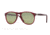 Persol PO9649S Sunglasses 902183-52 - Granato Frame, Green Gradient Photopola Lenses