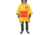 Poler Poncho, Goldenrod/Bluepine, One Size, 214ACU5601-GBluepine-O/S