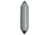 Polyform U.S. F Series Fender - 15in x 58in, Gray, F-8 GREY