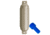 Polyform U.S. G-1 Twin Eye Fender 3.5in x 12.8in - Sand w/Adapter, G-1-SAND