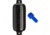 Polyform U.S. G-6 Twin Eye Fender 11in x 30in - Black w/Adapter, G-6-BLACK