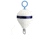 Polyform U.S. Mooring Buoy w/Iron 13.5" Diameter - White Blue Stripe 36840