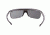 Popticals PopArt Sunglasses, Smoke/Clear Crystal Gloss Frame, Gray Lens, Polarized, 030030-SFGP