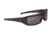 Popticals PopGear Sunglasses, Wine/Black Crystal Matte Frame, Gray Lens, Polarized, 030050-LEGP