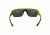 Popticals PopGun Sunglasses, Blk Over Green Crystal Gloss Frame, Gray/Green Mirror Lens, Polarized, 040010-GLEN