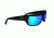 Popticals PopH2O Sunglasses, Black Gloss Frame, Gray/Blue Mirror Lens, Polarized, 010070-BGUN