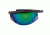 Popticals PopStar Sunglasses, Black Matte Frame, Gray/Green Mirror Lens, Polarized, 010040-BMEN