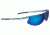 Popticals PopStar Sunglasses, Blue/Clear Crystal Gloss Frame, Gray/Blue Mirror Lens, Polarized, 030040-BFUN