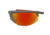 Popticals PopStar Sunglasses, Grey/Orange Matte Frame, Gray/Orange Mirror Lens, Polarized, 010040-OMGP
