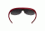 Popticals PopStar Sunglasses, Red Crystal Matte Frame, Gray/Silver Mirror Lens, Polarized, 020040-RDLN