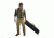 Porta Brace TLQ-41XT Quick Tripod Light Case, Deep Interior - 41in w/ off-road wheels TLQB-41XTOR