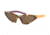 Prada MILLENNIALS PR12VS Sunglasses 4449L1-57 - , Brown Lenses