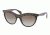 Prada PR04PS Sunglasses 1AB1X1-5419 - Black Brown Gradient Frame, Brown Gradient Lenses