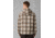 prAna Asgard Hooded Flannel Shirt, Camel, Small, 1964511-200-ST-S