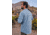 prAna Lost Sol Long Sleeve Shirts - Mens, Chambray Heather, Medium, 1972361-401-SL-M