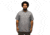 prAna Lost Sol Short Sleeve Shirt Slim Fit - Mens, Heather Grey, L, 1972351-020-SL-L