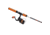 ProFISHiency 5ft High Vis Orange Micro Spinning Combo, Multicolor, PRO5SPINOG