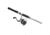 ProFISHiency 8Ft Big Fish Gray-White Spin Combo, Multicolor, BFC8GWSPIN