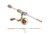 ProFISHiency Next Gen Krazy Spinning Combo, 5ft6in, 1pc, Medium, 5.2-1, 6+1, Cork, KRZYNG56SPIN