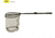 Promar Premier Telescopic Series Landing Net - 20in Hoop, 60in Ext. Handle, HookResist Netting, LN-910BT