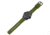 ProTek Carbon USMC Dive Watch, Carbon Case/Black&amp;Green Dial/Green Strap, One Size, PT1015G