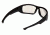 Pyramex Furix Safety Glasses, Black Frame, Indoor/Outdoor Mirror Anti-Fog Lenses, SB8580DT