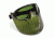 Pyramex Capstone goggle with shield IR3 Lens and Green Tinted Faceshield Attachment GG504TSHIELDIR3