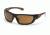 Pyramex Carbondale Safety Glasses, Sandstone Bronze Lens w/ Black/Tan Frame CHB218D