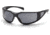 Pyramex Exeter Safety Glasses - Gray Anti-Fog Lens, Charcoal Gray Frame SCG5120DT